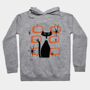 Retro Cat Sitting in front of MCM Artwork Hoodie